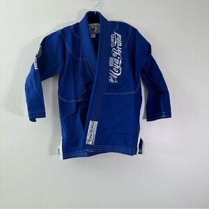 Moya Brand Kids BJJ Gi Blue Jiu Jitsu Kimono Set K1 Youth Uniform